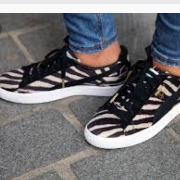 puma zebra print shoes